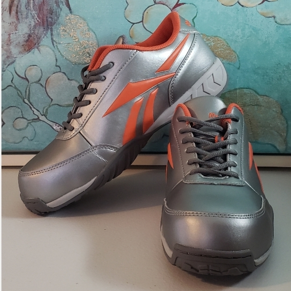 Reebok work steel toe athletic shoes